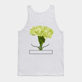 Green Carnation Tank Top